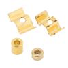 10Sets Metal Material Guitar String Retainer With Mounting Screws Guitar String Tree  For Guitar