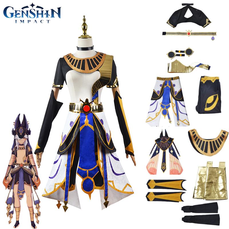 

Genshin Cyno Impact Косплей Костюм Аксессуар Униформа Наряд Хэллоуин Реквизит Рождество L