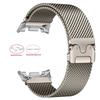 Fibbia a Paracadute Cinturino Milanese per Samsung Galaxy Watch 8/8Classic 40mm 44 46mm Ultra/Ultra 2025 Braccialetto Cinturino in Acciaio Inossidabile