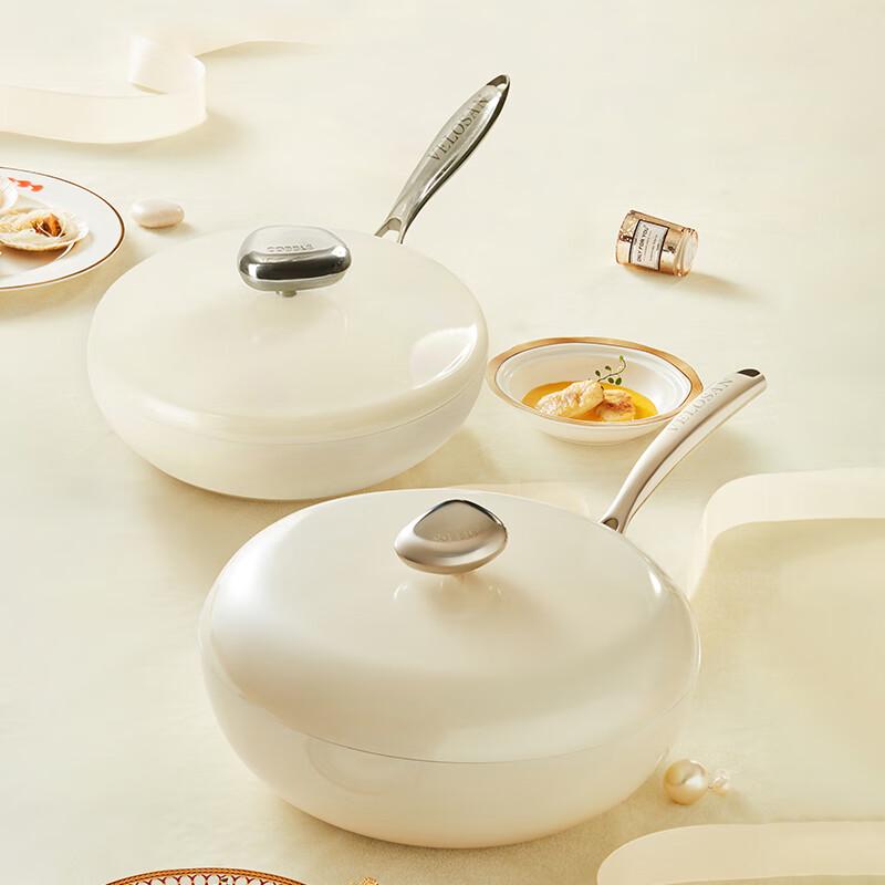 VELOSAN Pebble Wok and Frying Pan Set