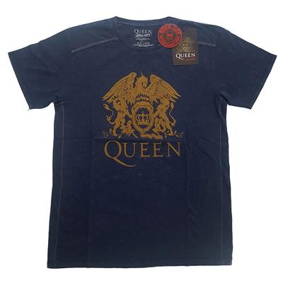 Queen Crest Blue Marken-Unisex-T-Shirt