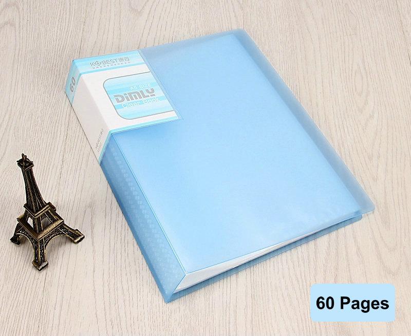 Transparent PVC Bag A5 Display Book Multi Pocket File Folder For A5 Document Organizer Paper Storage Clear File A5 Folder