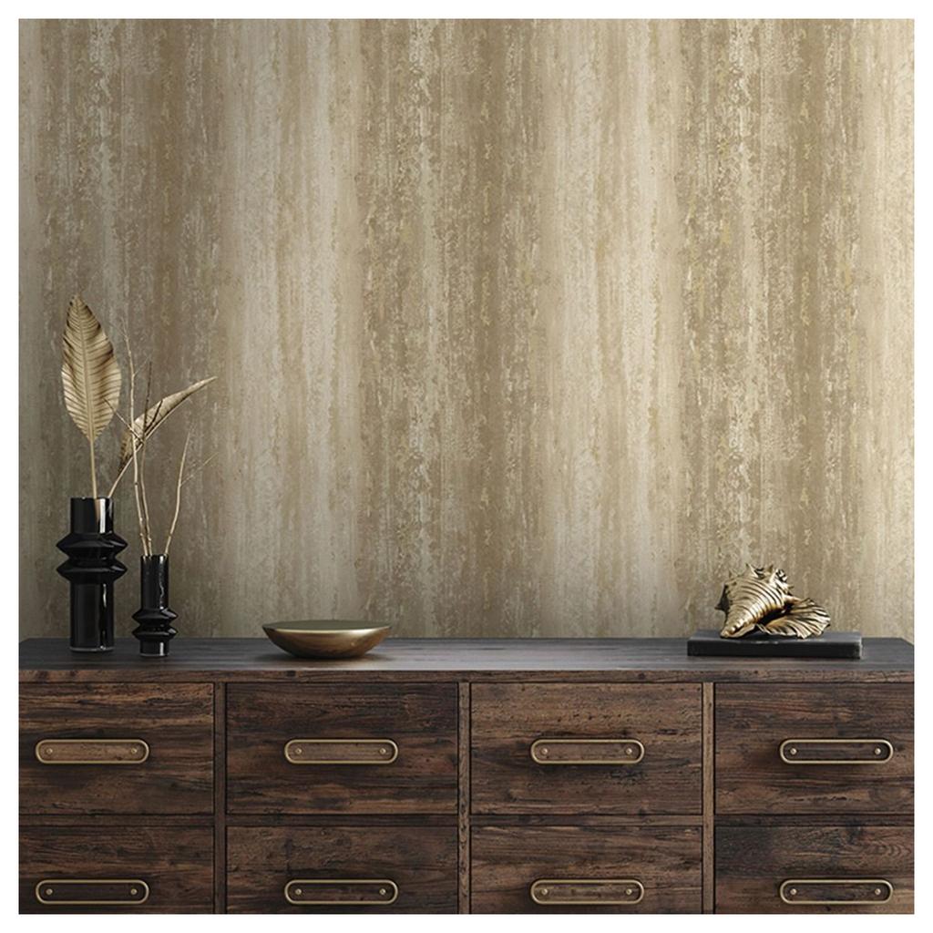 Holden Décor Distressed Stripes Textured Wallpaper
