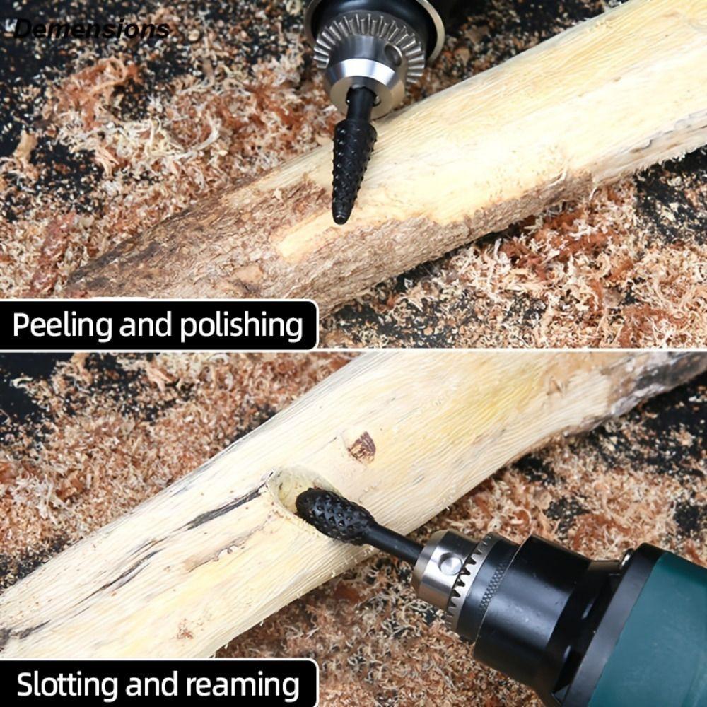 20 Pcs Wood Drilling Electric Grinding Head Tool Carving Rotary Rasp File  Rotary File