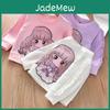 Autumn Childrens Spring Girls Shirt Cotton Tshirt Longsleeved Oneck Sweater