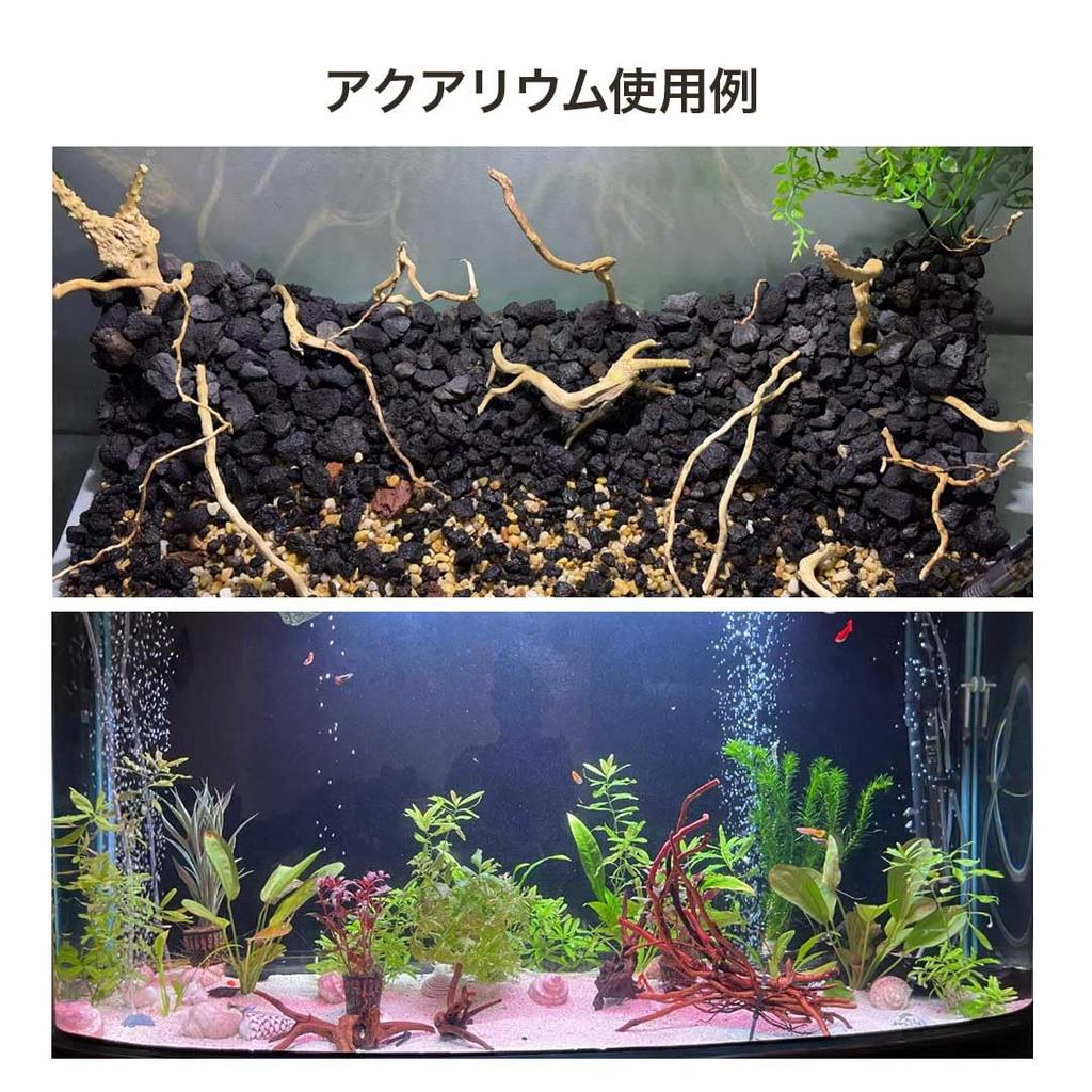 [AiO JAPAN] Aquarium Treibholz - Ver. 4 - Natürliche Wurzelholz-Wurzeln, 50g Bündel, Ultra-dünne Wurzeln, Anpassbare Form, 15-30cm