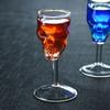 Transparent Bier Wein Tasse Flasche Glas Schädel Tasse Rotwein Nüchtern Bar Liefert
