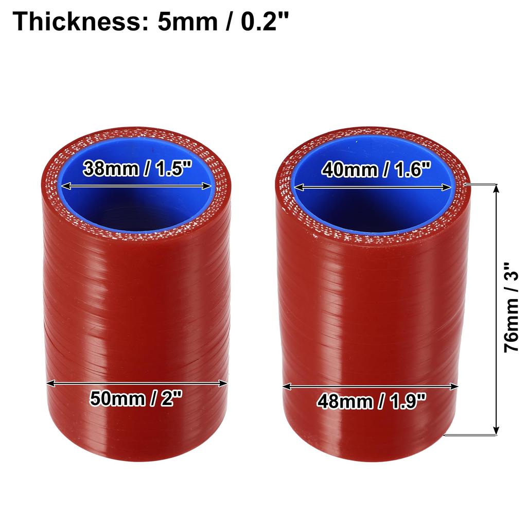 uxcell Silicone Hose, Silicone Tube, Intercooler, Turbo, Intake, Rargator Hose, Cooling, Connection Hose, Universal