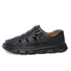 Men Classic Wearable Fashion Casual Leather Sandals Summer Men's Comfortable Cozy Hollow Non-slip Soft Cool Breathable Sandals