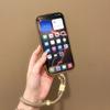 For iPhone 16 Pro Case Magnetic Case with Strap PC + TPU Shockproof Phone Cover