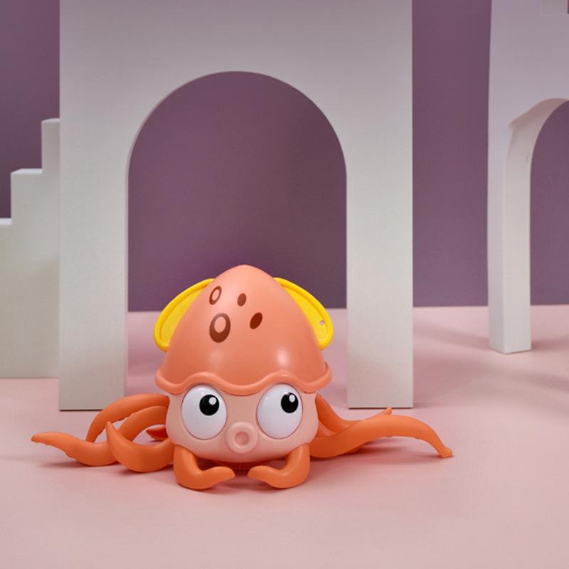 Other Puzzle Funny Water Pull String Plastic Bath Toy Octopus Clockwork Wind up Toys