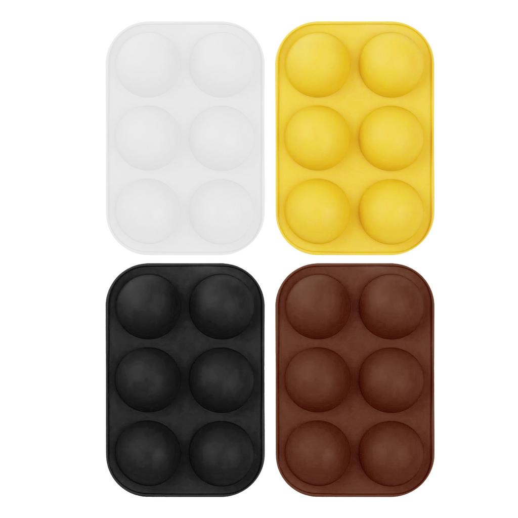 Half Ball Sphere Silicone Muffin Chocolate Baking Mould Pan