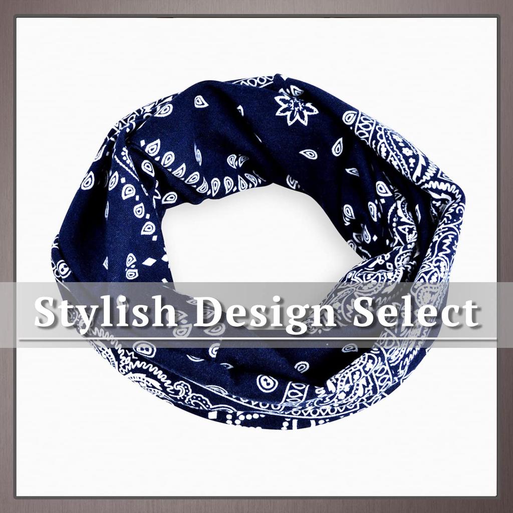 ONE LIMITATION Paisley Print Knit for Men and CP110 Hat, 2-Way, Women, (Black)