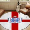 EnglFootball Crest Round mat Home Decor, Chair rug For livingroom,Bedroom, doormat home decor Birthday Gift Christmas Gifts
