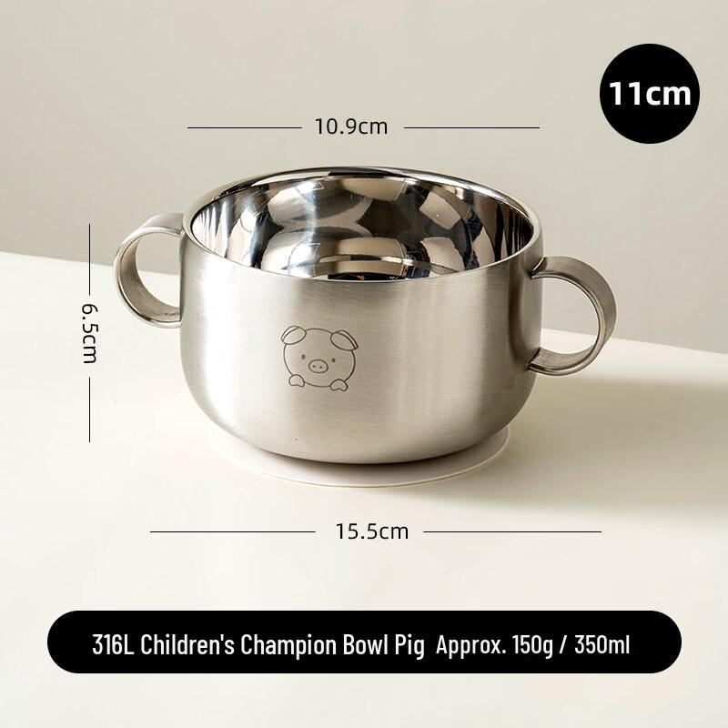 Набор мисок-поилок из нержавеющей стали 316L