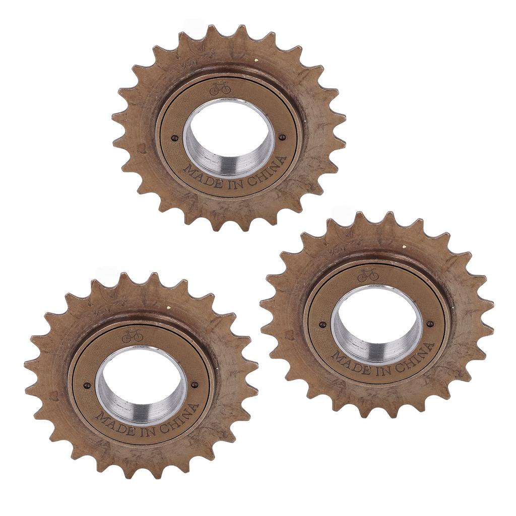 24T  Single Speed Flywheel Threaded  Speed  Freewheel Cycling Replacement Accessory