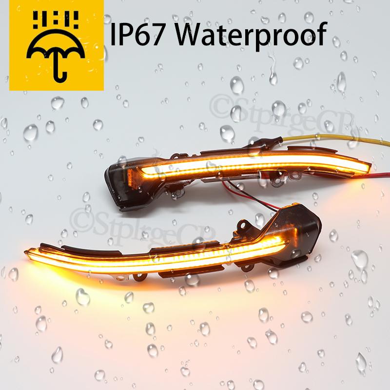 For SEAT Leon III Mk3 5F 13-19 LED Dynamic Turn Signal Blinker Sequential Side Mirror Indicator Light For Ibiza KJ Mk5 V