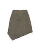 No Extra Touch Dyed Snap Stud Midi Skirt (Khaki) / 26Smsk001Kh