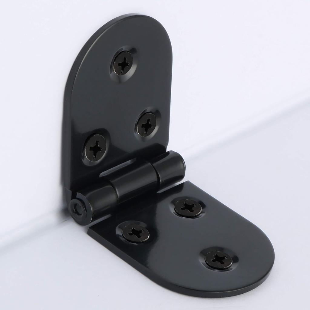 6pcs Metal Folding Flip Hinge, Suitable for Sewing Machine Tables, Mini Cabinets, Wardrobes, and Wardrobe Doors