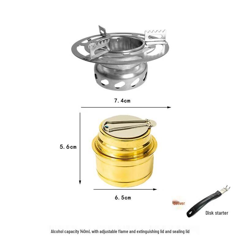 Nufeng Portable Outdoor Aluminum Alloy Burner with Stainless Steel Rack 1
