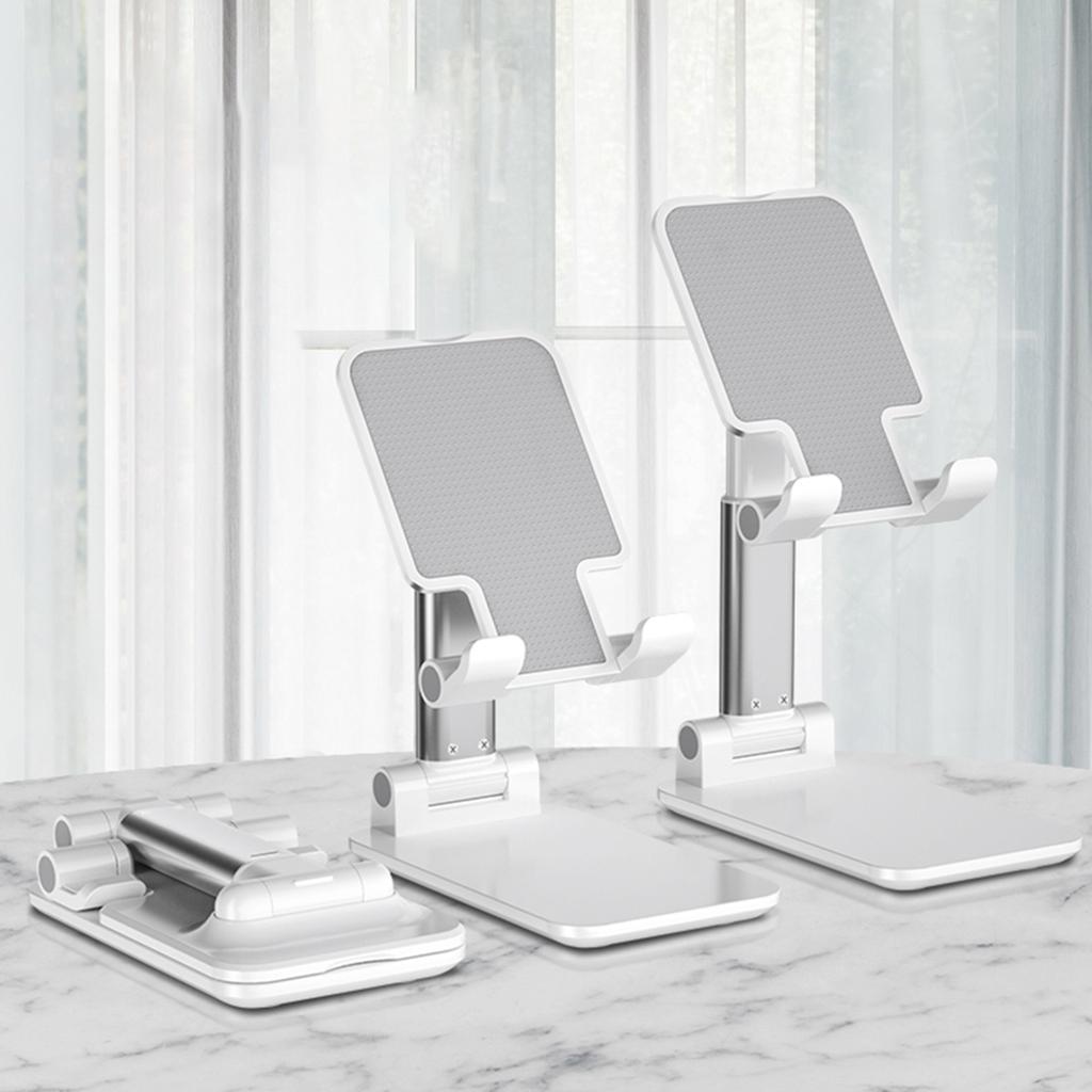 Cell Phone Stand Foldable Angle Height Adjustable Stable Portable Desktop Stand Compatible with Mobile Phone/iPad/Tablet