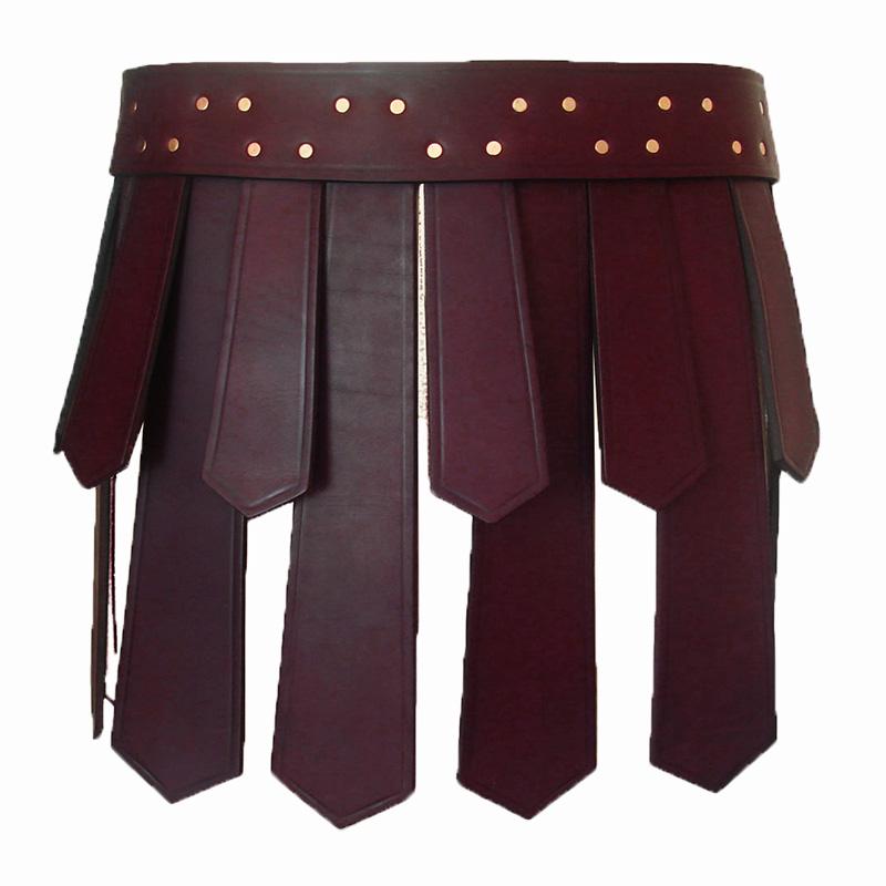 Ancient Roman Legion Gladiator Battle Belt Skirt Men Women Steampunk PU Leather Armor Medieval Greek LARP Cosplay Costume Tassel