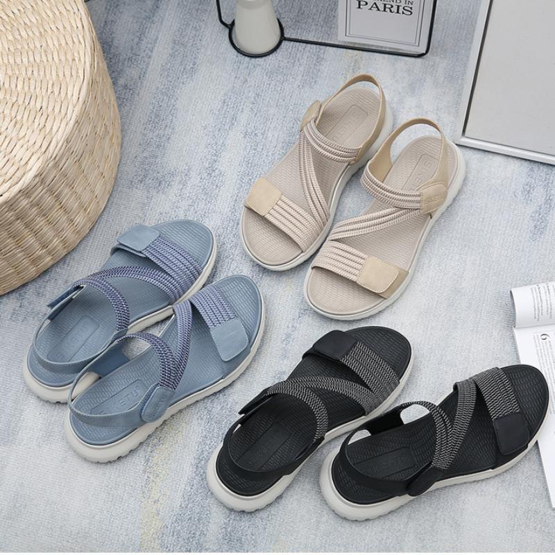 Fashion Women New Fashion Elegant Sandals 2025 Summer New Outdoor Sports Beach Wedge Height Increase Womens Comfortable Opened Toe Shoes