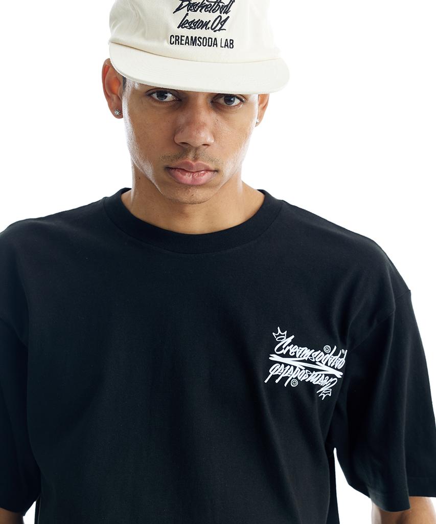 CREAM SODA LAB Crsdel Small Lettering Short Sleeve T-Shirt