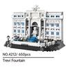 High-Quality 650Pcs High-Quality Roman High-Quality Trevi High-Quality Fountain Construction Set High-Quality Building Kit-World High-Quality
