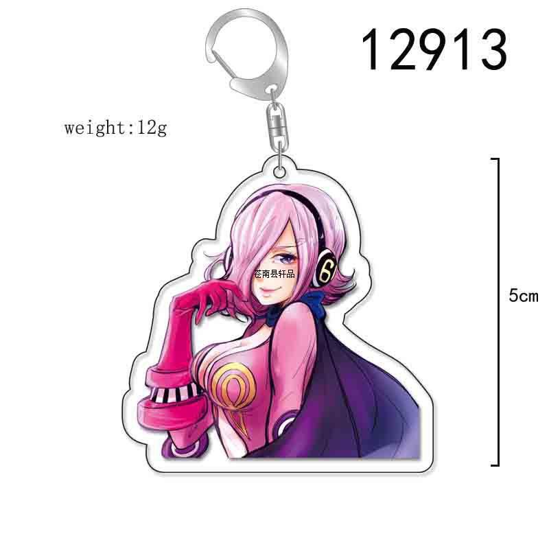 Anime/Cartoon One Piece Keychain/Acrylic Keychain - Luffy, Zoro Acrylic Keychain/Cartoon Keychain Gift