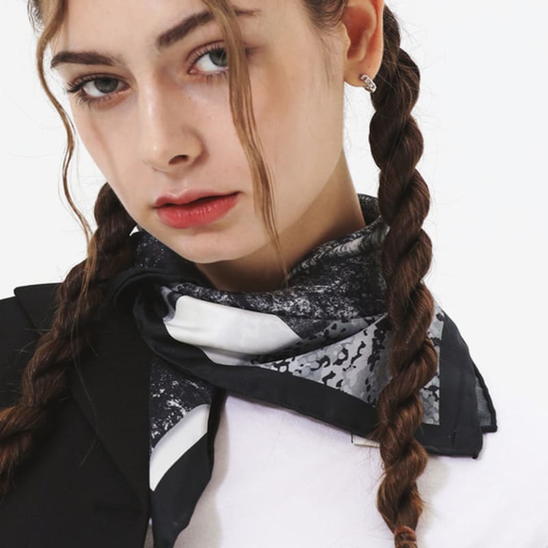 ONSZ Wildlife Collage Silk Scarf