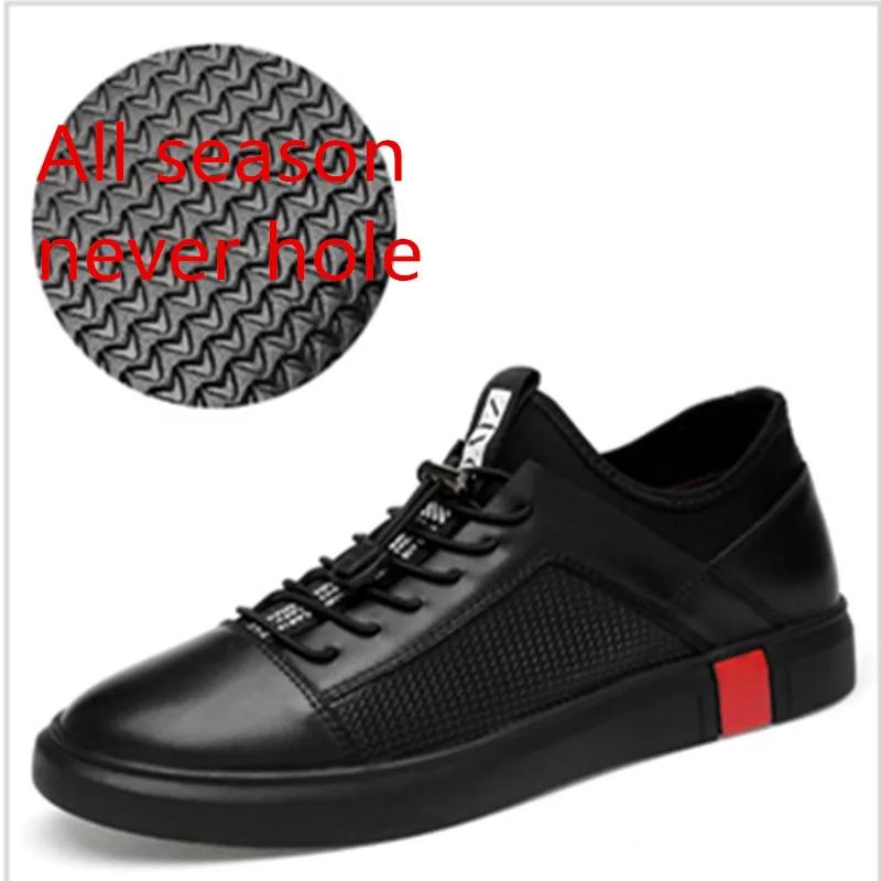 Men Genuine Leather Oxfords Shoes Luxury Brand Italian Style Male Footwear Shoes for Men Flat Lace-Up Shoes Man Big Size
