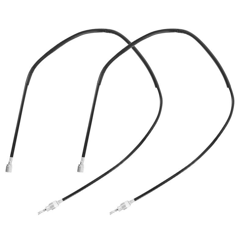 2Pcs Motorcycle Speedometer Cable Extension High Efficiency Signal Transfer Robust Construction for Scooter Maintenance Repair