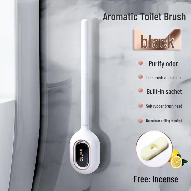 cmaos Wall-Mounted Silicone Toilet Brush