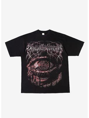 Rock Heavy Metal Y2k Printed Short Sleeve High Street T-Shirt Fashion Sports Top Casual Loose Crew Neck Short Sleeve Unisex