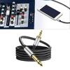 3.5mm to 6.35mm Stereos Music Cable, 6.35mm 1/4" Male to 3.5mm 1/8" Male TRS Bidirectional Stereos Music Cable for Guitar