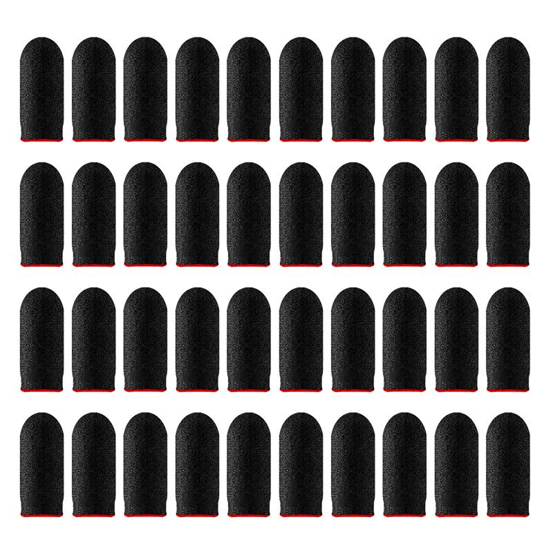 20/40pcs Mobile Game Fingertip Cover Sweatproof Anti-slip Touch Screen Finger Sleeve Breathable Gaming Fingertip Cover For Gamer 5