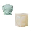 Elephant Silicone Molds Easy To Demold for Epoxy Resin Making Soap Chocolate Fondant Baking X3UC