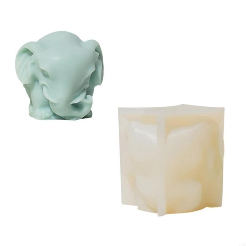 Elephant Silicone Molds Easy To Demold for Epoxy Resin Making Soap Chocolate Fondant Baking X3UC