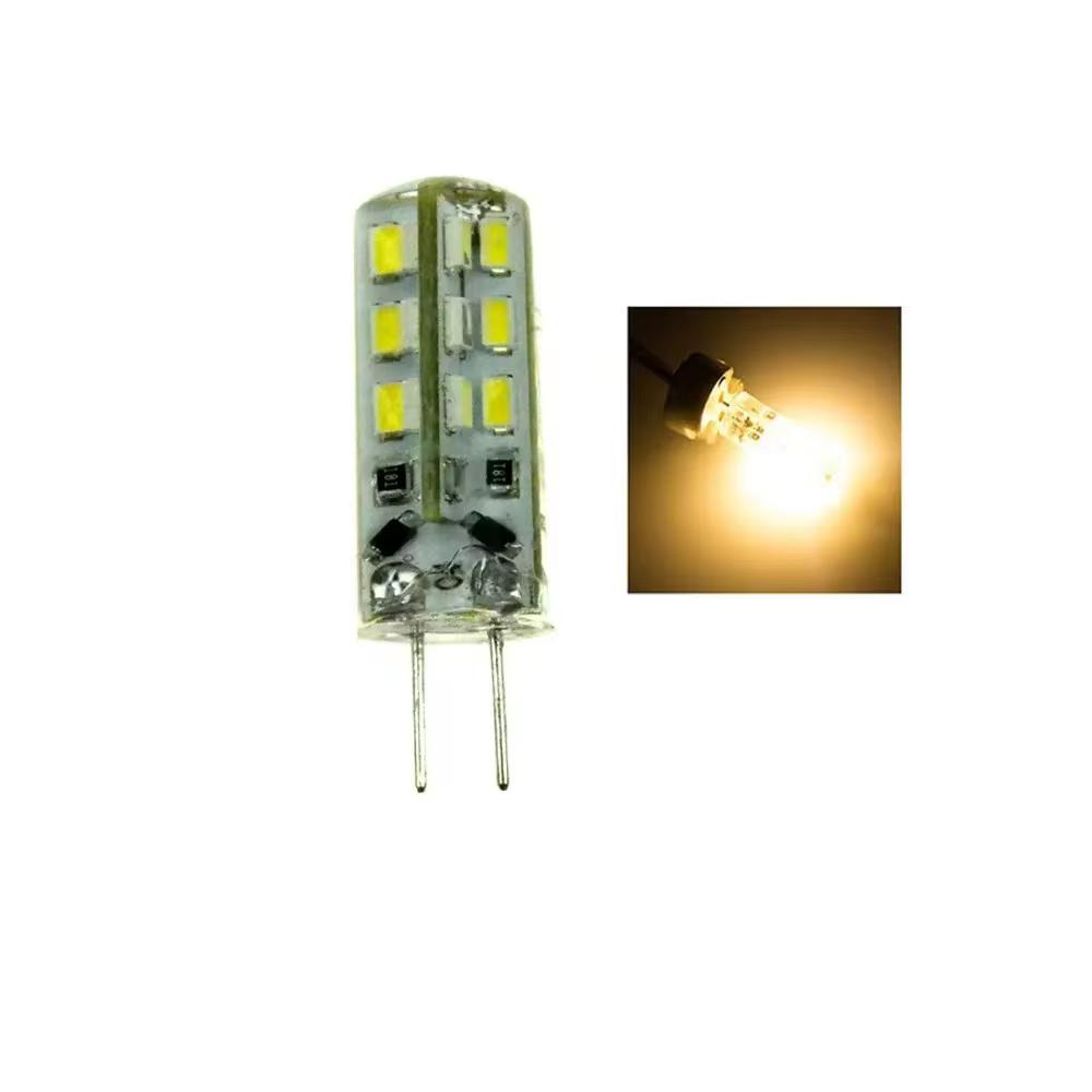 10Pcs/Lot G4 3W 24LEDs LED Corn Light 3014 SMD Replace Halogen Lamp Bulb 12V 110V 220V Cold Warm White Lighting