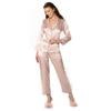 Pierre Cardin Women's Piped Satin Pajama Set