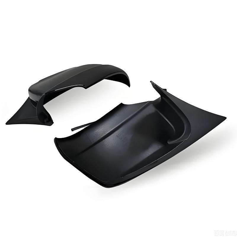 Car Decoration Door Mirror Cover For BMW 5-Series F10 F11 F18 2010-2013 Carbon Fiber Glossy Black Rearview Accessories