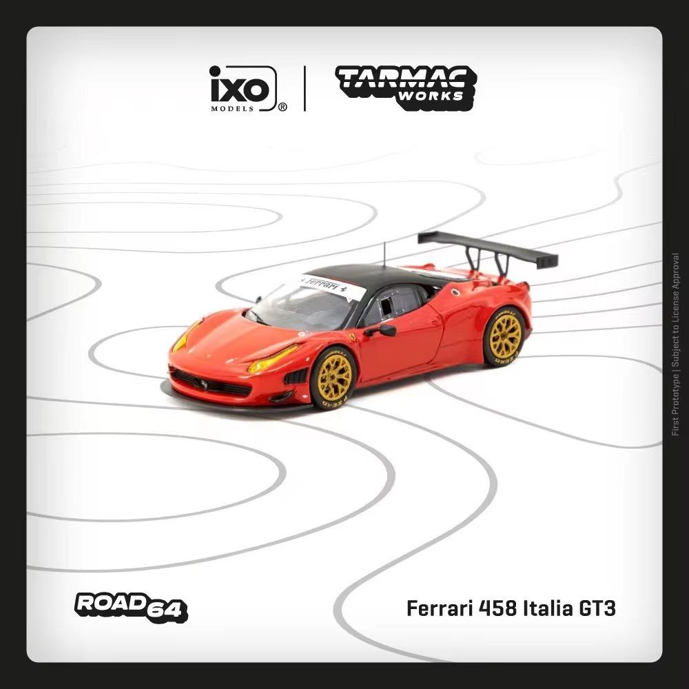 Tarmac Works In Stock 1:64 Ferrari 458 488 GT3 345 F355 Challenge Diecast Car Model Collection Toy Tarmac Works