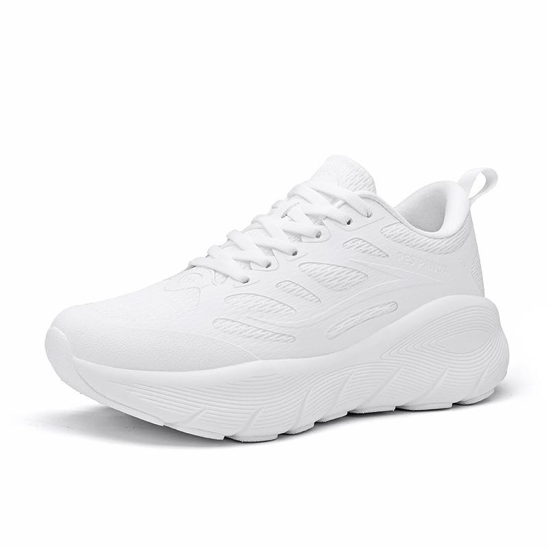 Sneakers high elastic shock absorber running jumping exercise couple casual shoes fashion versatile trendy shoes