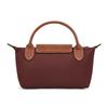 Longchamp Le Pliage Original Metal Zipper Snap Closure Nylon Tote Bag Women Tote Bag Burgundy 34175089P87