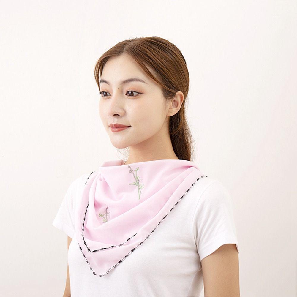 Scarf Fishing Sun UV Protection Unisex Face Cover Triangular Scarf Sunscreen Veil Ice Silk Mask