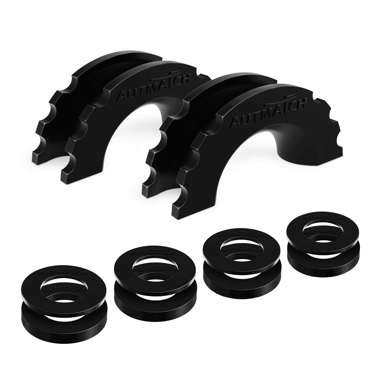 

Комплект изоляторов и шайб для скоб AUTMATCH включает 2 резиновых изолятора для скоб и 8 шайб. Защищает буксировочные узлы и предотвращает дребезжание скоб.