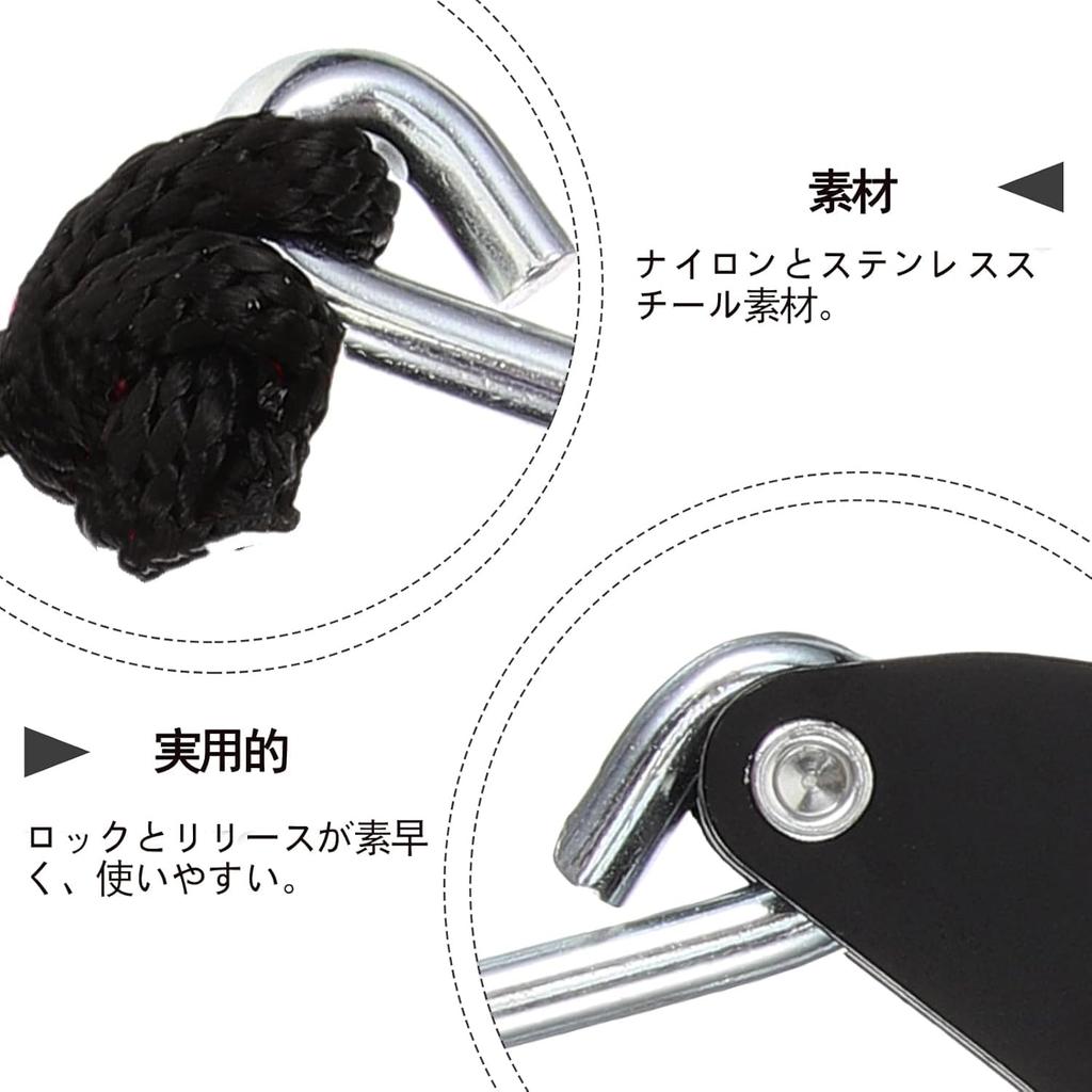 Guy Rope Rope Ratchet Flexible Bracket Pulley Adjustment Tent Rope