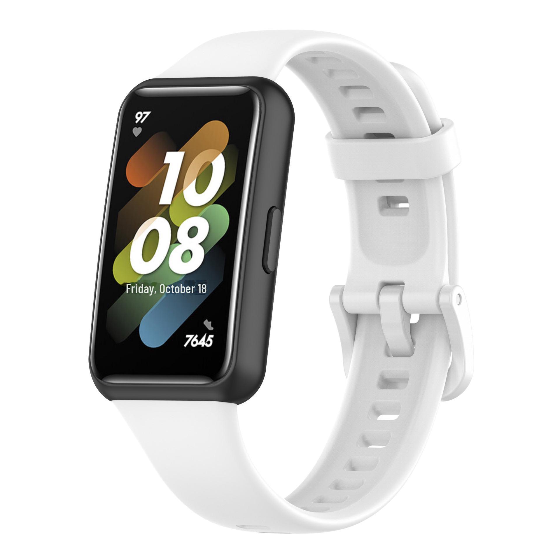 В наличии: Сменный ремешок для браслета Huawei Band 7 белый