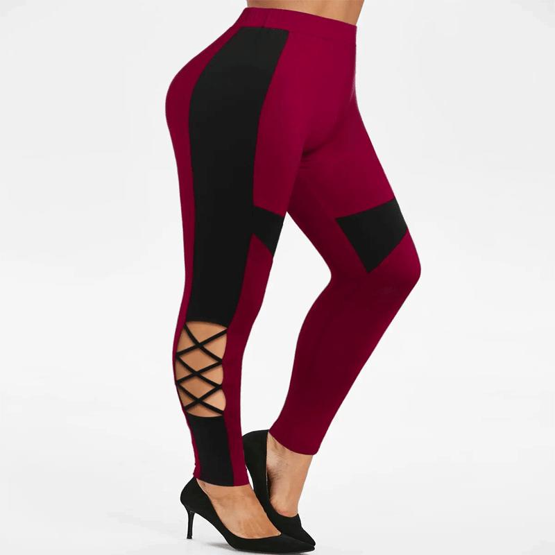 Donne Fitness Soft Stretch Cotone Vita 